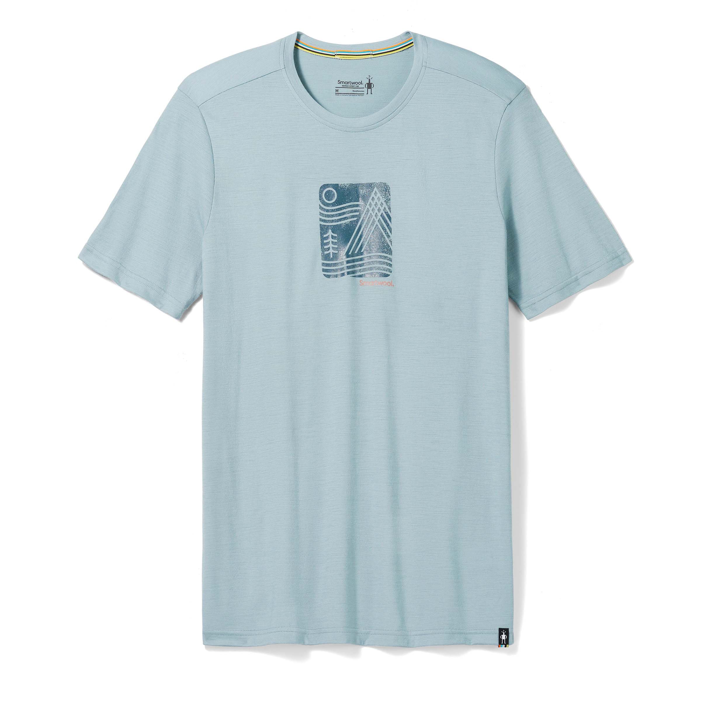 Smartwool Unisex Mountain Breeze Graphic Short Sleeve Tee Slim Fit