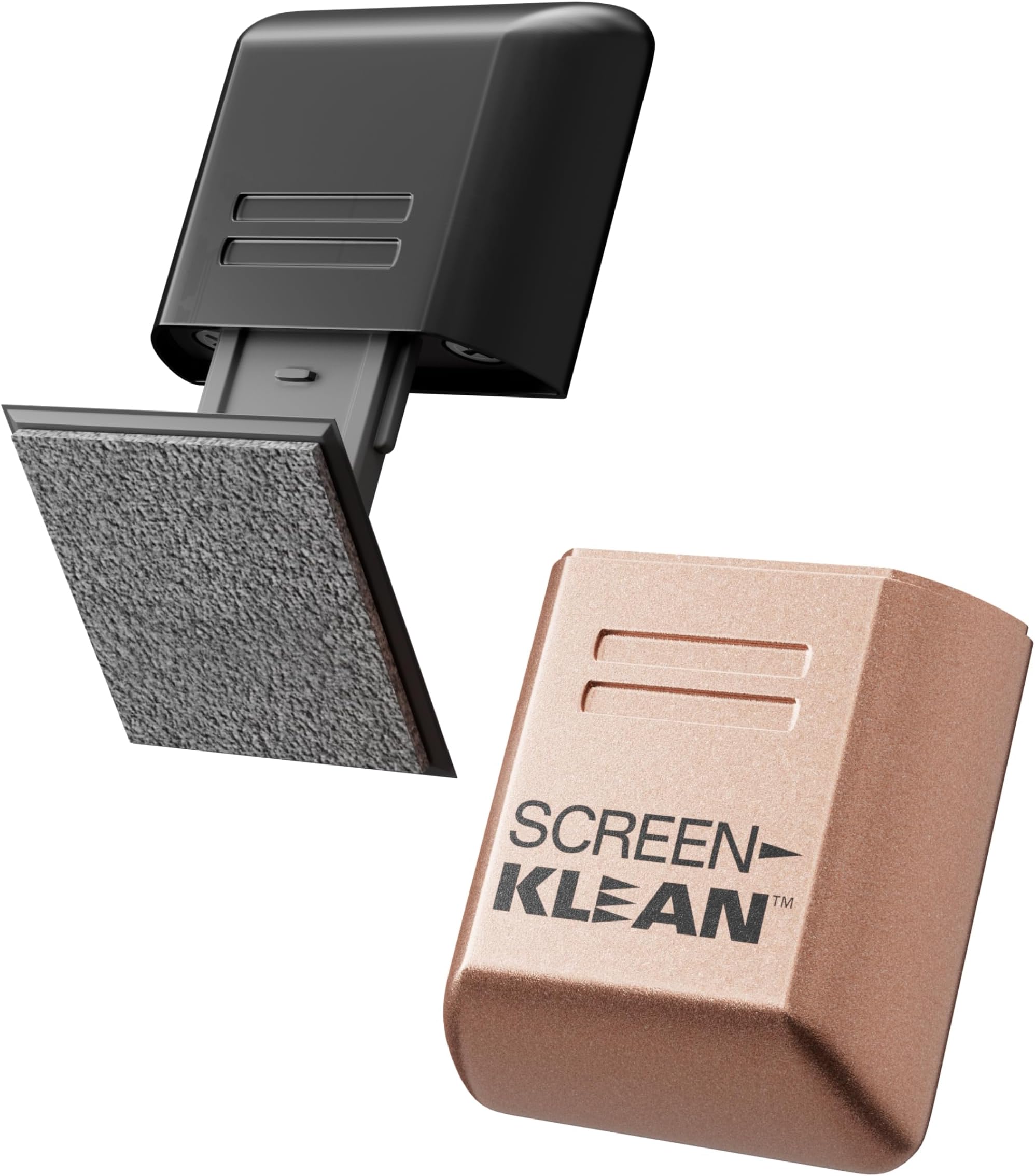 CarbonKlean ScreenKlean Tablet Screen Cleaner - For iPad, Android Tablet, & Amazon Tablet - With Carbon Microfiber Tech - Electroplated Rose Gold - 1 Count