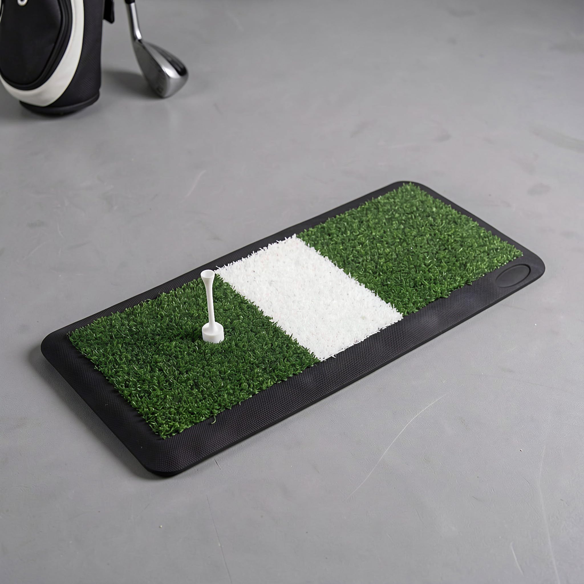 Toddmomy Tappetino da pratica golf con tee, tappetino in per chipping e