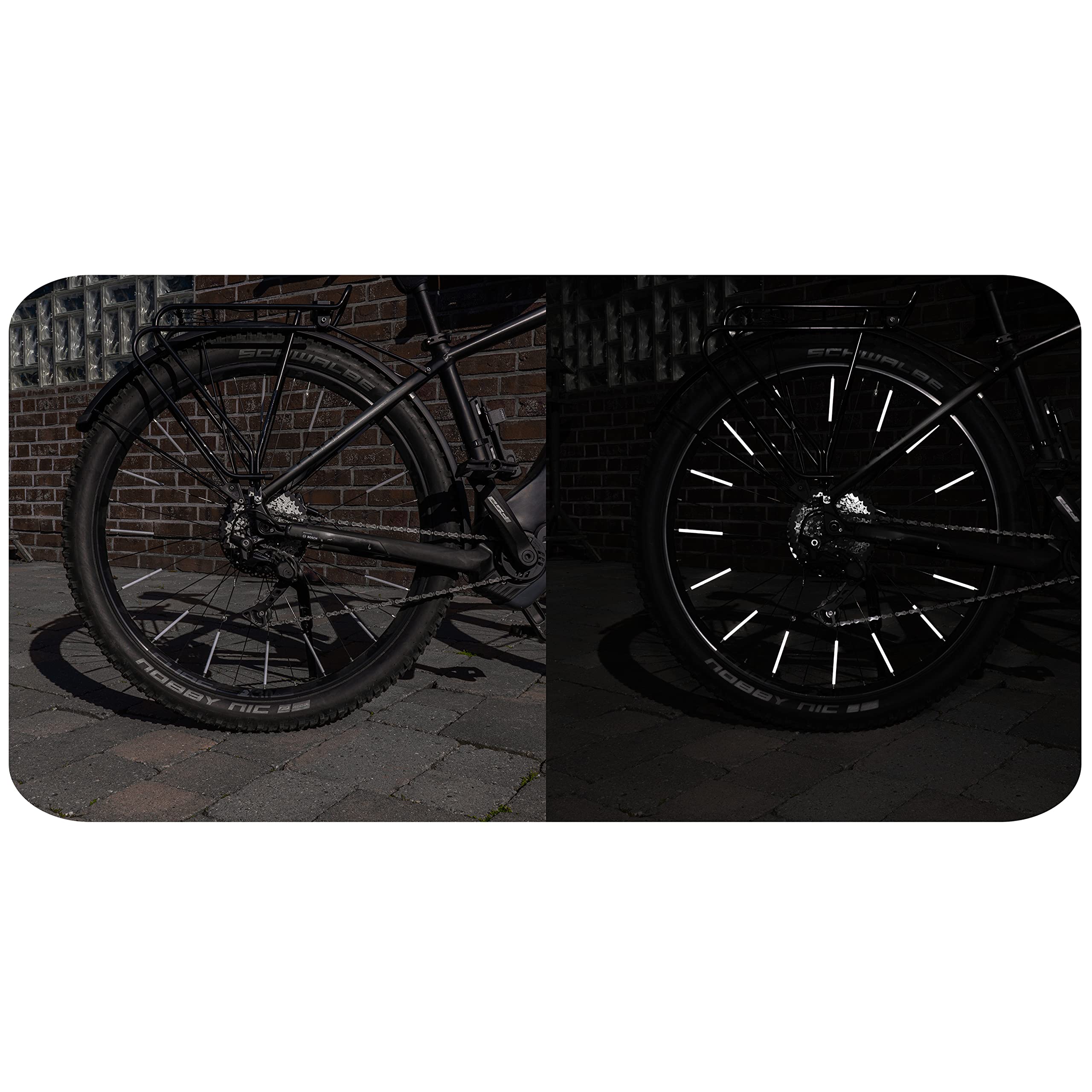 96 Riflettori Per Raggi Bicicletta - Visibilità 360° Fino A 300m - Colori Assortiti (Arancione, Giallo, Blu, Verde, Rosso, Bianco) - Adatti Per MTB, E-Bike, City Bike - Impermeabili - 4