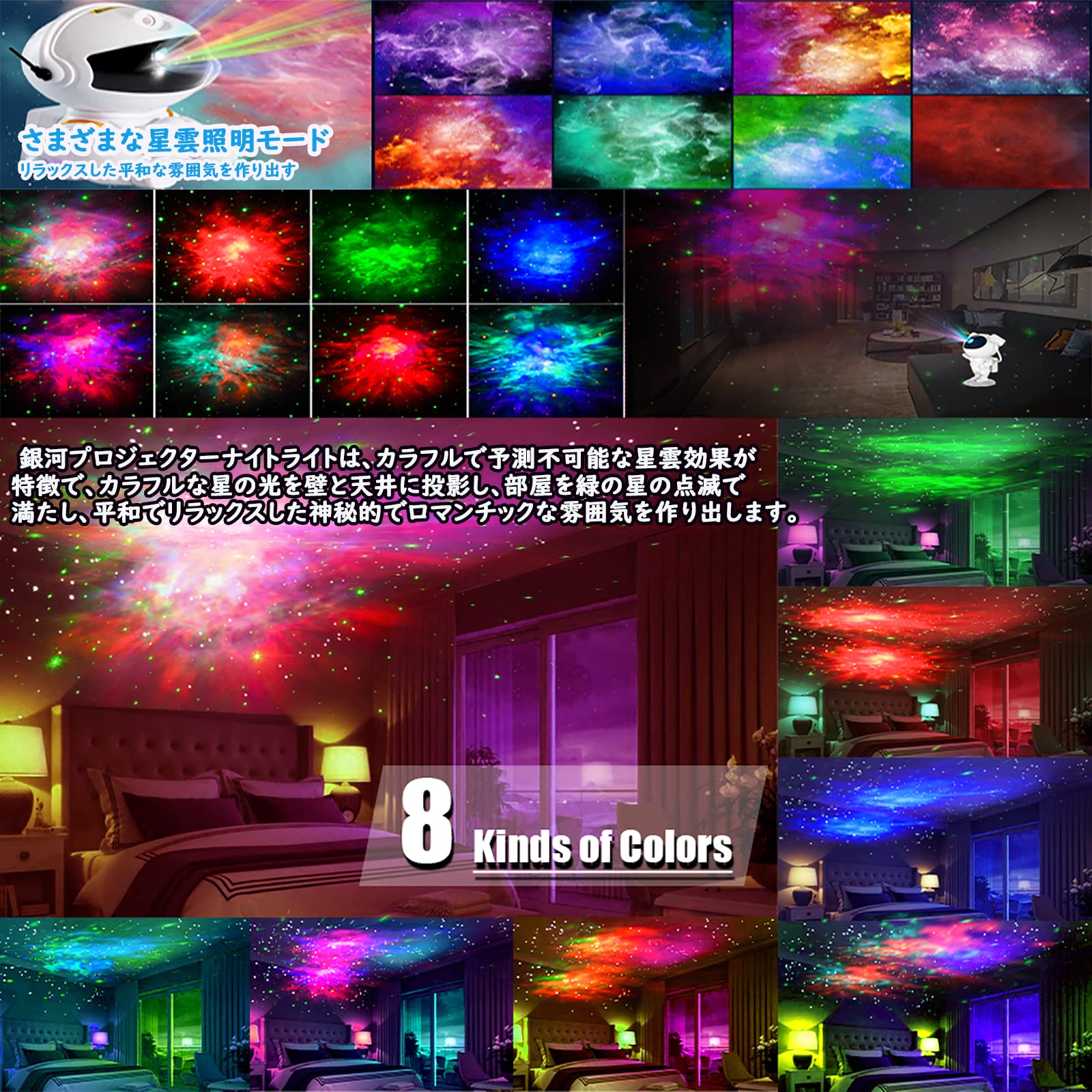 Amazon.co.jp : 宇宙飛行士 プラネタリウム 家庭用 本格的 スター