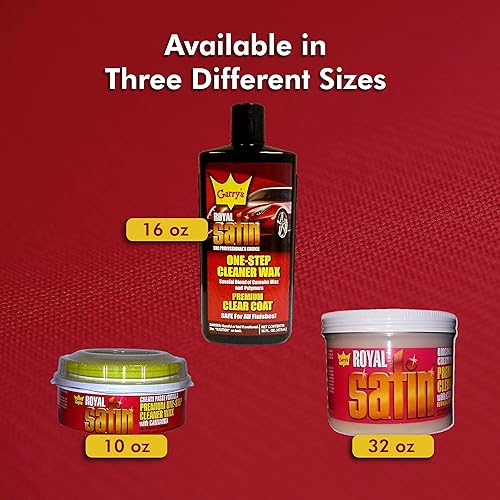Miniatura 7 de Experimenta el brillo y la protección con la cera limpiadora automotriz Garry's Royal Satin One Step - Restaura el brillo, elimina la oxidación,