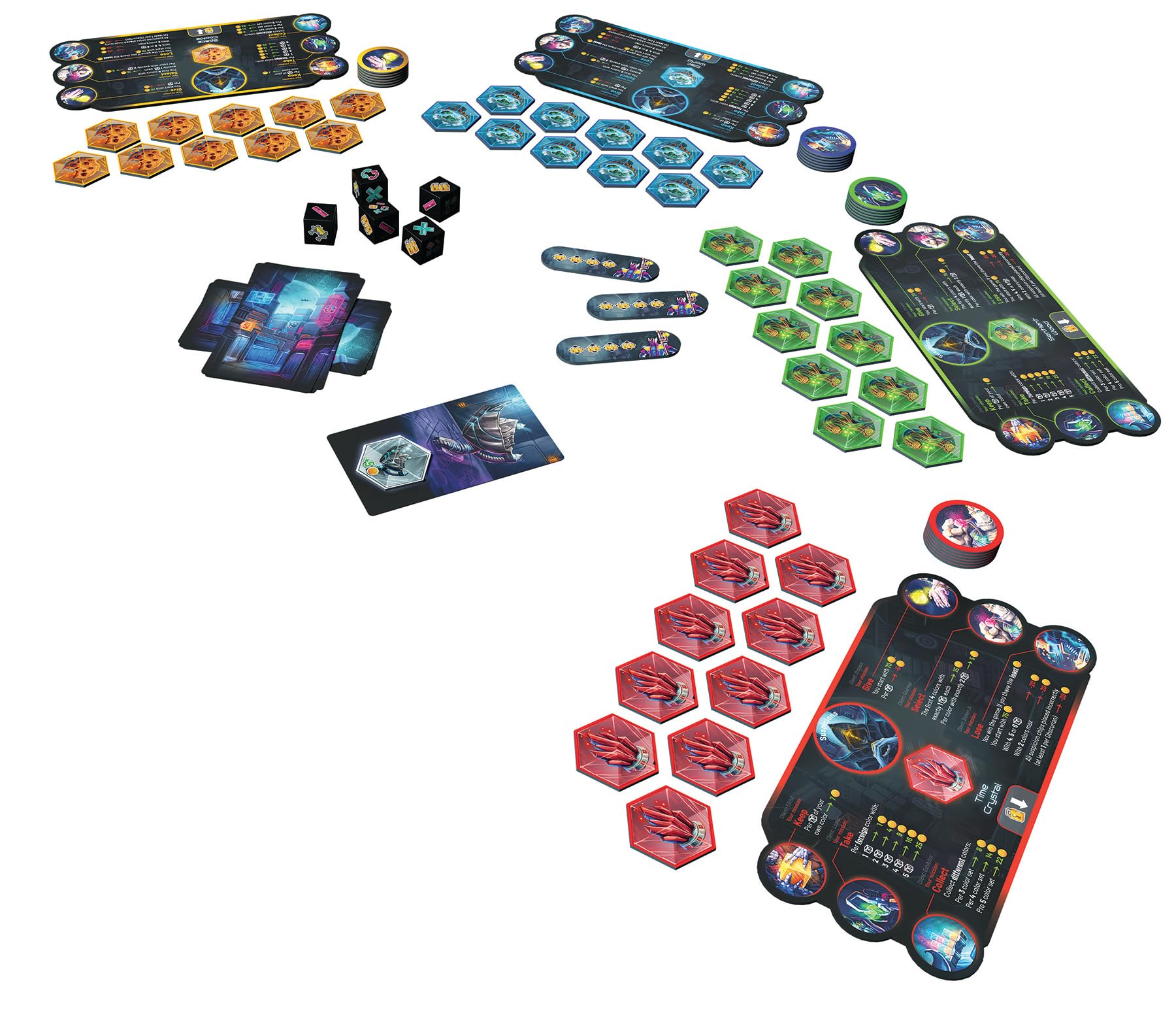 Outset Media Obscurians – Das Spiel der Intrigue Deception und Deduction – für 2 bis 6 Spieler ab 12 Jahren – Ein Ressourcen-Management-/Abzugsspiel