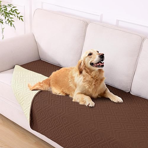 Miniatura 53 de hyha Manta impermeable para perro, manta suave para cama de perro, manta para mascotas, funda de sofá impermeable lavable para perros, fundas Gris