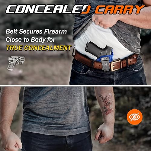 Miniatura 4 de Amberide IWB Holster Fit Taurus GX4 Pistol, Inside Waistband Concealed Carry, Adjustable Cant & 'Posi-Click' Retention, USA Made by Amberide