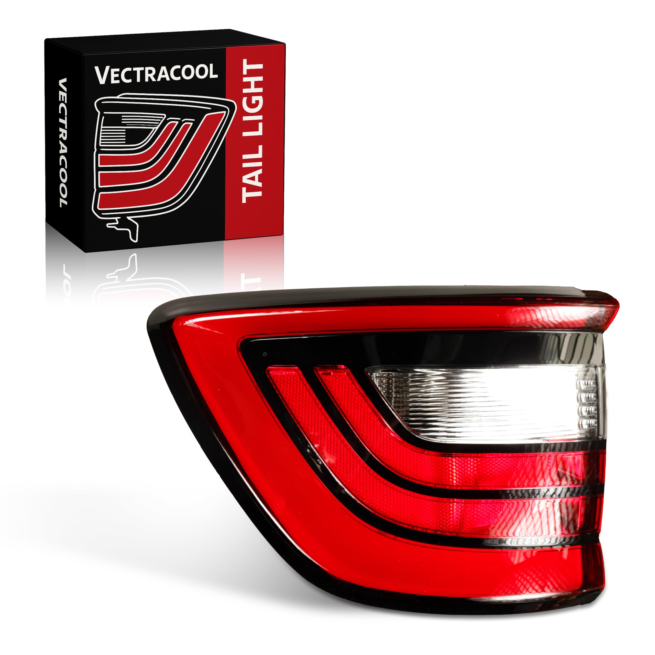 Photo 1 of ***DAMAGE -SELLING AS IS *** VectraCool LED Left Tail Light Compatible with Dodge Durango 2014-2023 Replacement# 68155949AD
