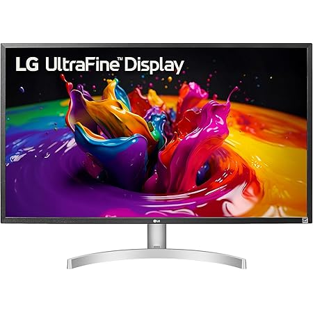 LG 68.58 Cm (27 Inch) (68.58 Cm) 4K-UHD (3840 x 2160) Pixels HDR 10 Monitor (Design & Video Editing) with IPS Panel, HDMI x 2, Display Port, AMD Freesync  - 27UL500, White
