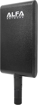 ALFA APA-M25-6E Tri-Band 2.4 GHz/5 GHz/6E high gain Directional 10 dBi Indoor RP-SMA Panel Antenna
