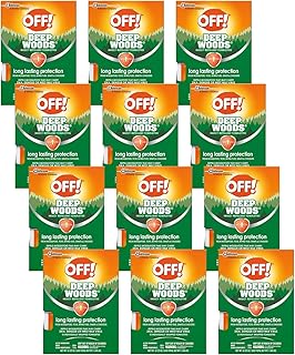 OFF! Deep Woods Insect Repellent Towelettes, 12 Count (Pack of 12)