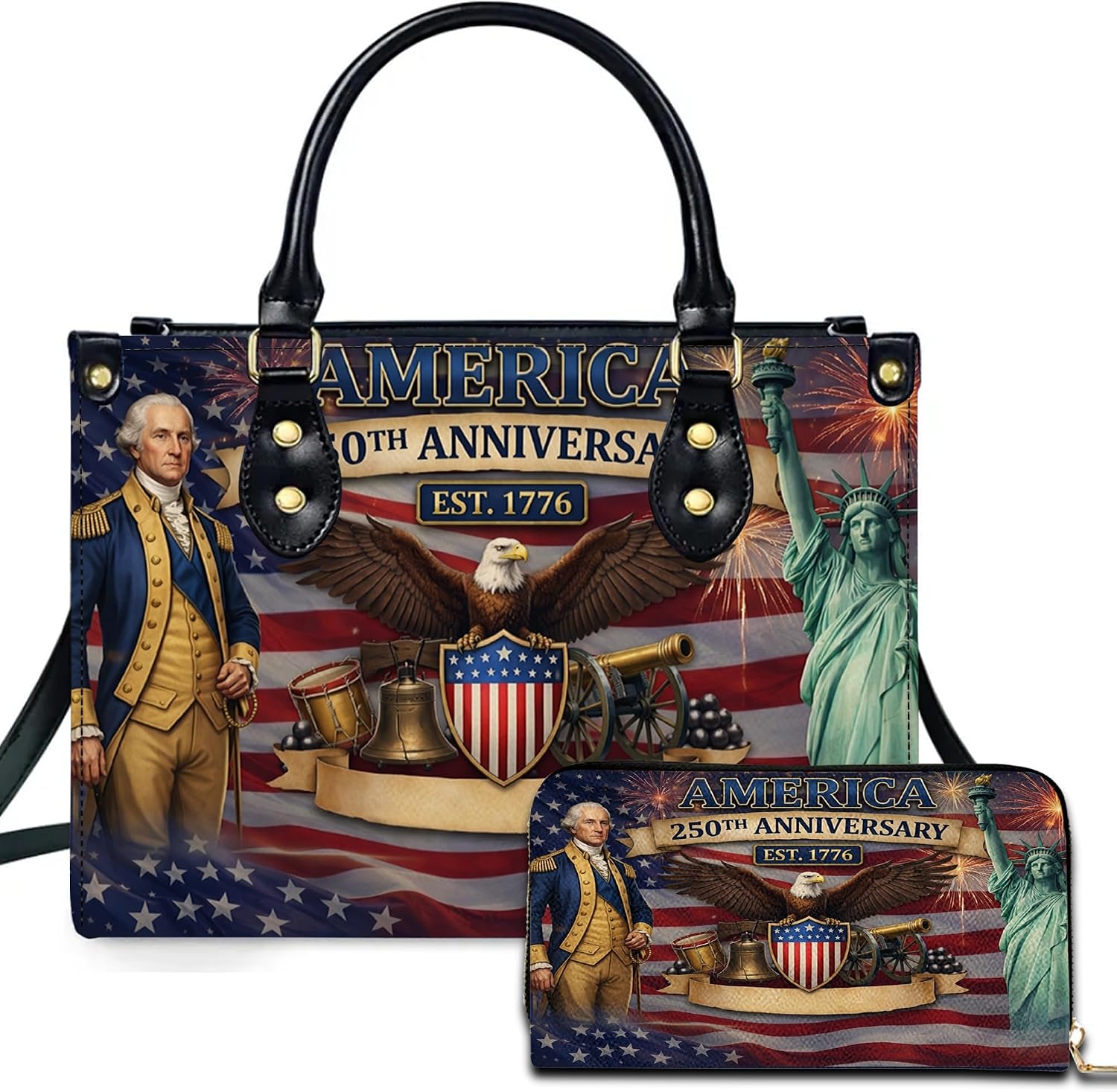Personalized Anniversary Leather Bag, Eagle Purse for...