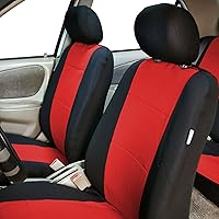 Vista 15 de FH Group - Juego completo de fundas de neopreno para asiento trasero dividido y delantero de respaldo bajo de auto/sedán/SUV, de neopreno, ajuste
