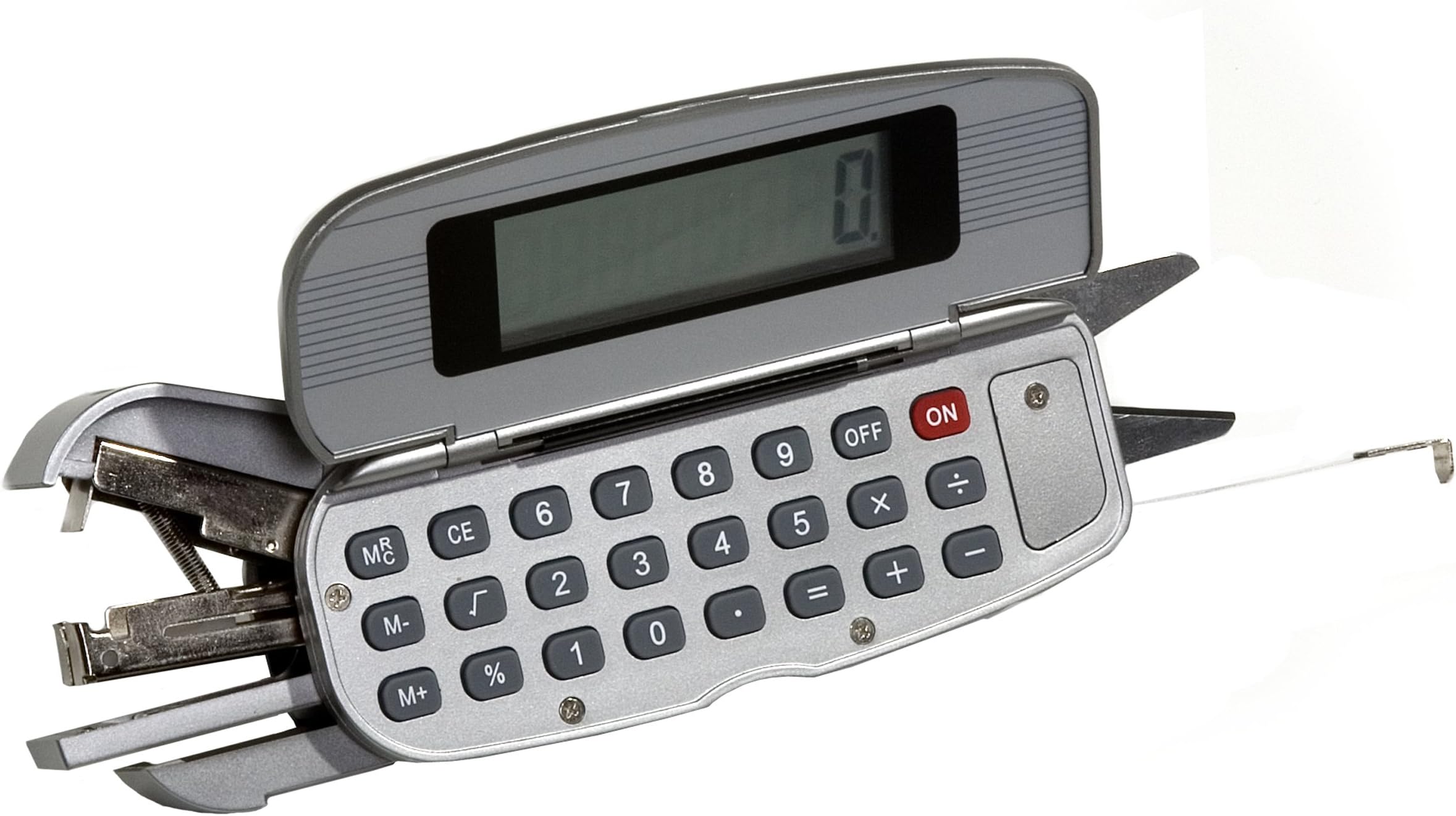 Delk 40059 5 in 1 Travel Office Tool, Silver