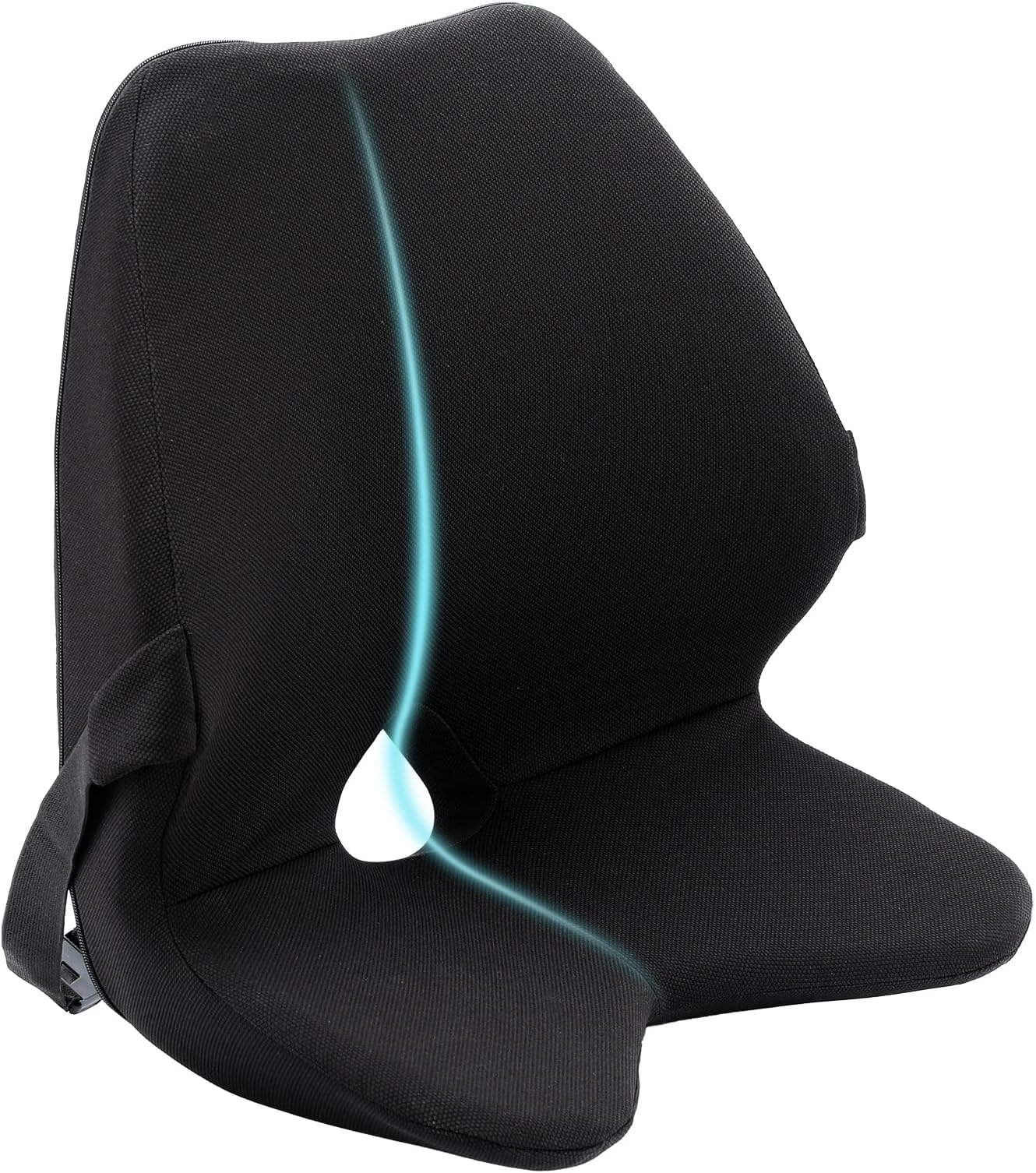 OLYDONLumbar Support Pillow for Car - Memory Foam Lower Back Support Cushion - Improve Posture & Pain Relief