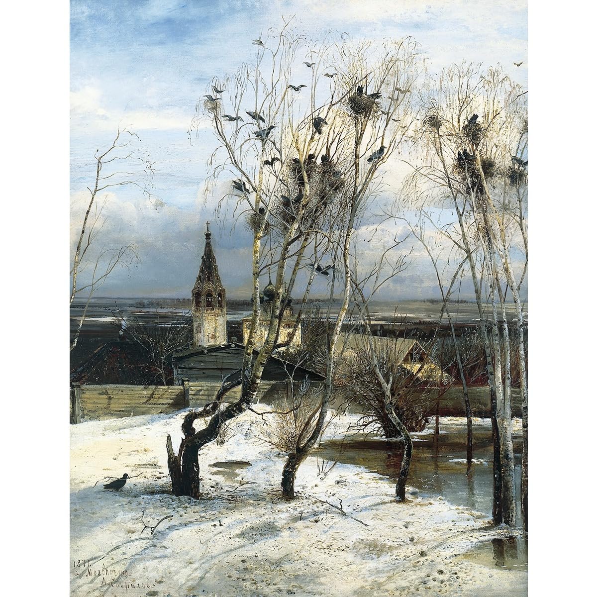 Impression giclée Savrasov de qualité musée pour sublimer votre intérieur