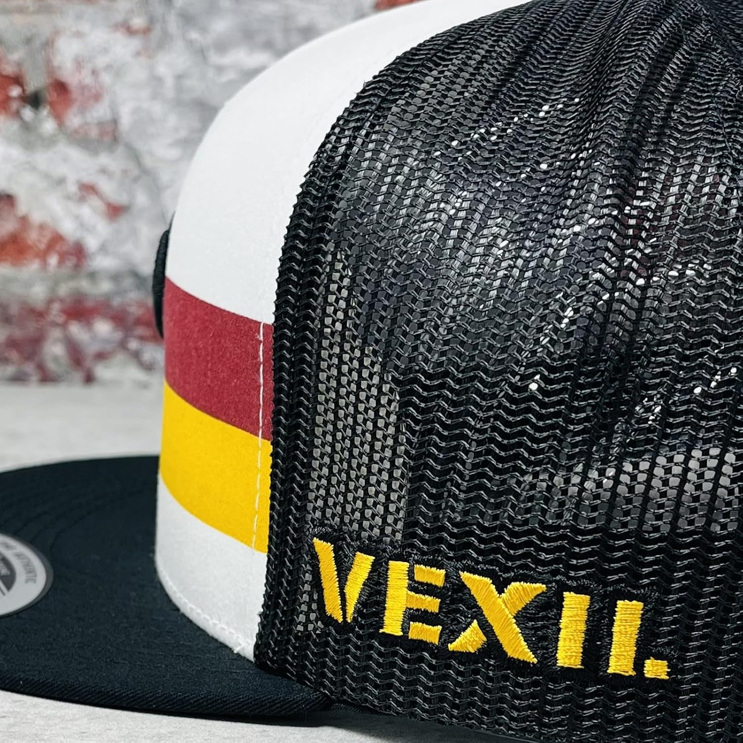 Vexil Classic Icon 3D Embroidery Logo Adjustable Western Rodeo Bull Riding Snapback Meshback Hat