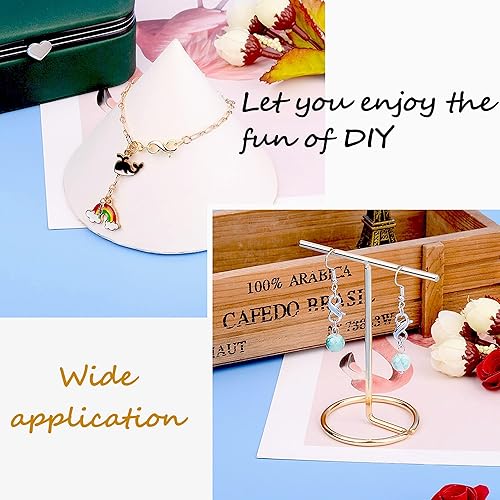 Miniatura 5 de Cierre de langosta de doble apertura, collar de plata de ley 925, cierre de abalorio con anillos cerrados para collares, pulseras o joyería,