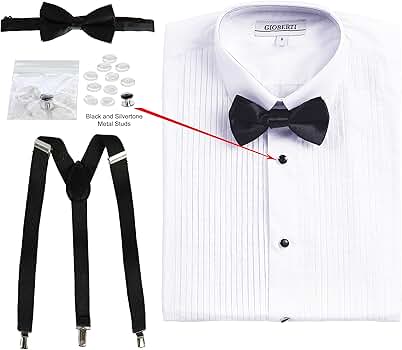 トップス vintage bow tie shirts white 817-P2GG1tL._AC_AC_SY350_QL65_.jpg