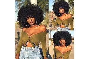Annisoul Afro Wigs: Transform into a 70s Icon with Our Premium Short Curly Kinky Wig