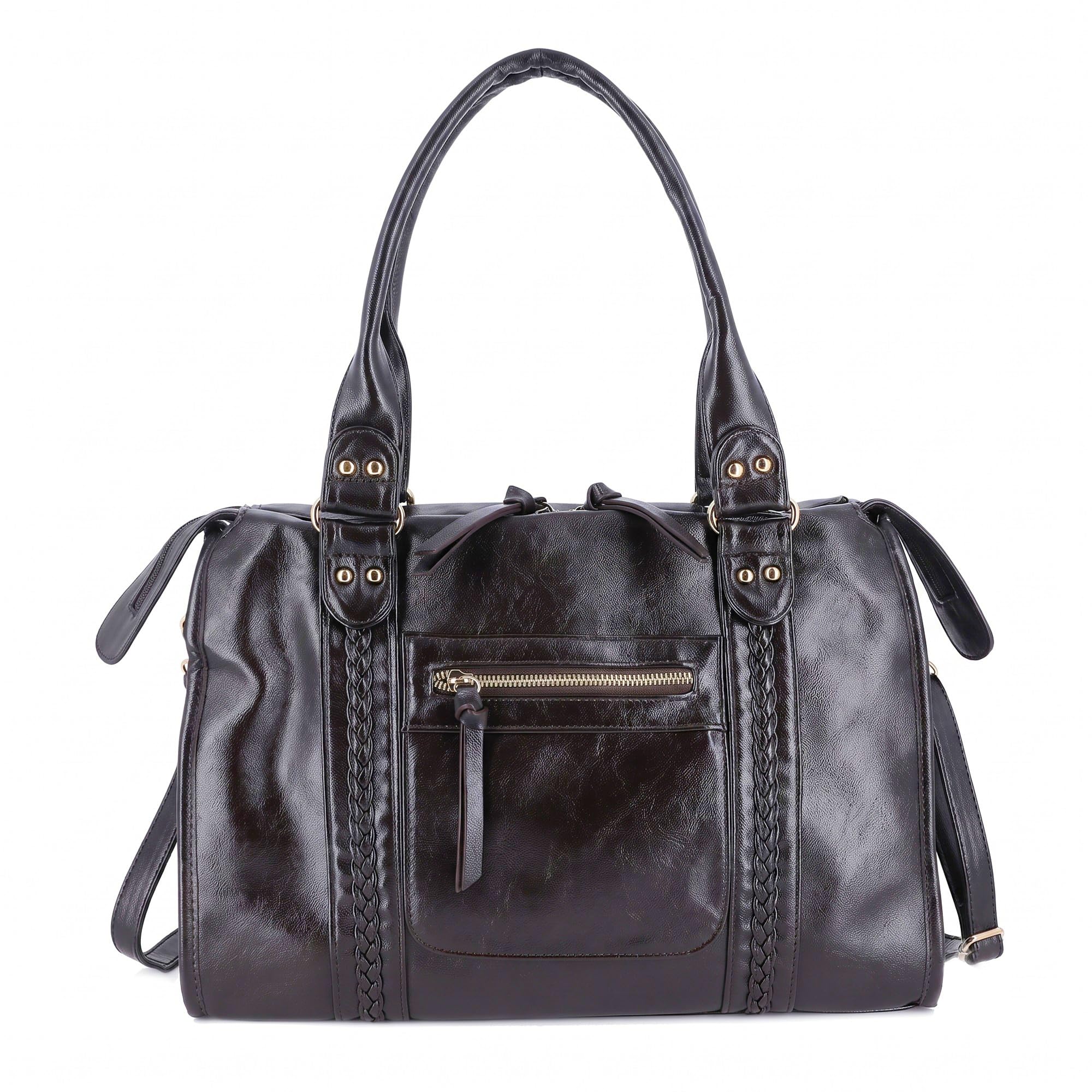 flora & co Grand Sac Bowling Femme Cours Similicuir Lisse