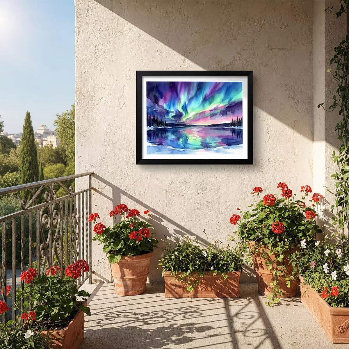Aurora 5D diamentowe malowanie pełny zestaw 135 x 100 cm L-8180