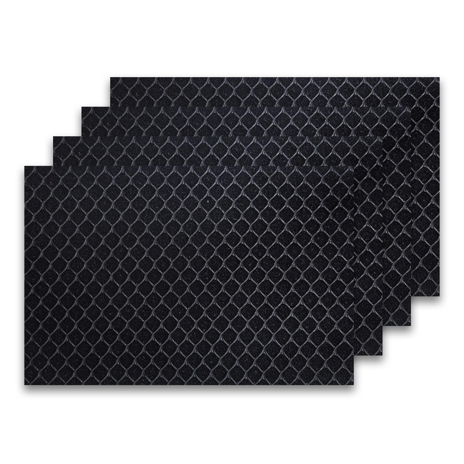 Filtr z węglem aktywnym 4-pak kompatybilny z klimatyzatorem wiatrakowym, 16.0 cm x 10.9 cm x 3/40.6 cm (mniejsza wersja) - pochłanianie zapachu i dymu