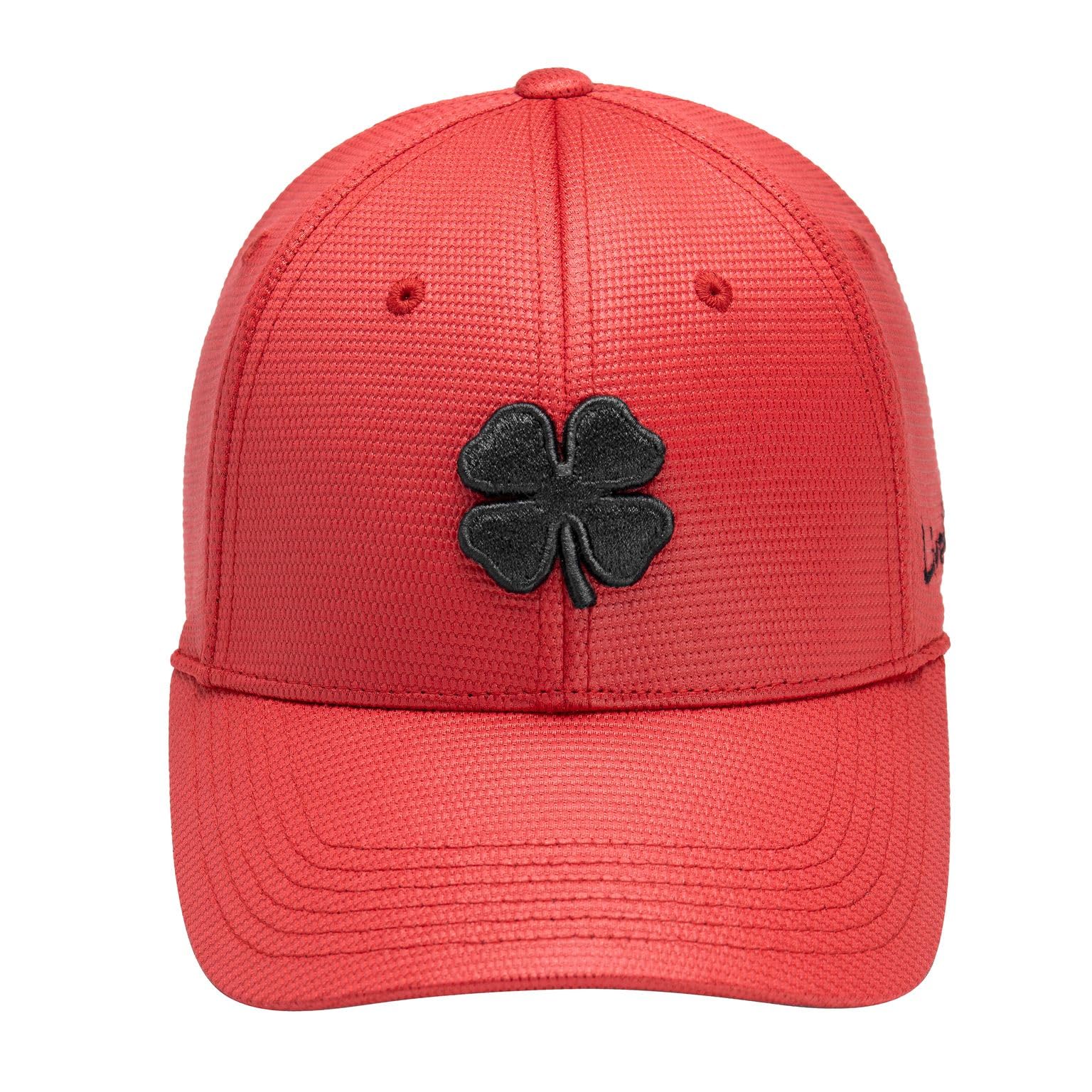 Pro Luck Hat, Black Clover/Red, Large-X-Large