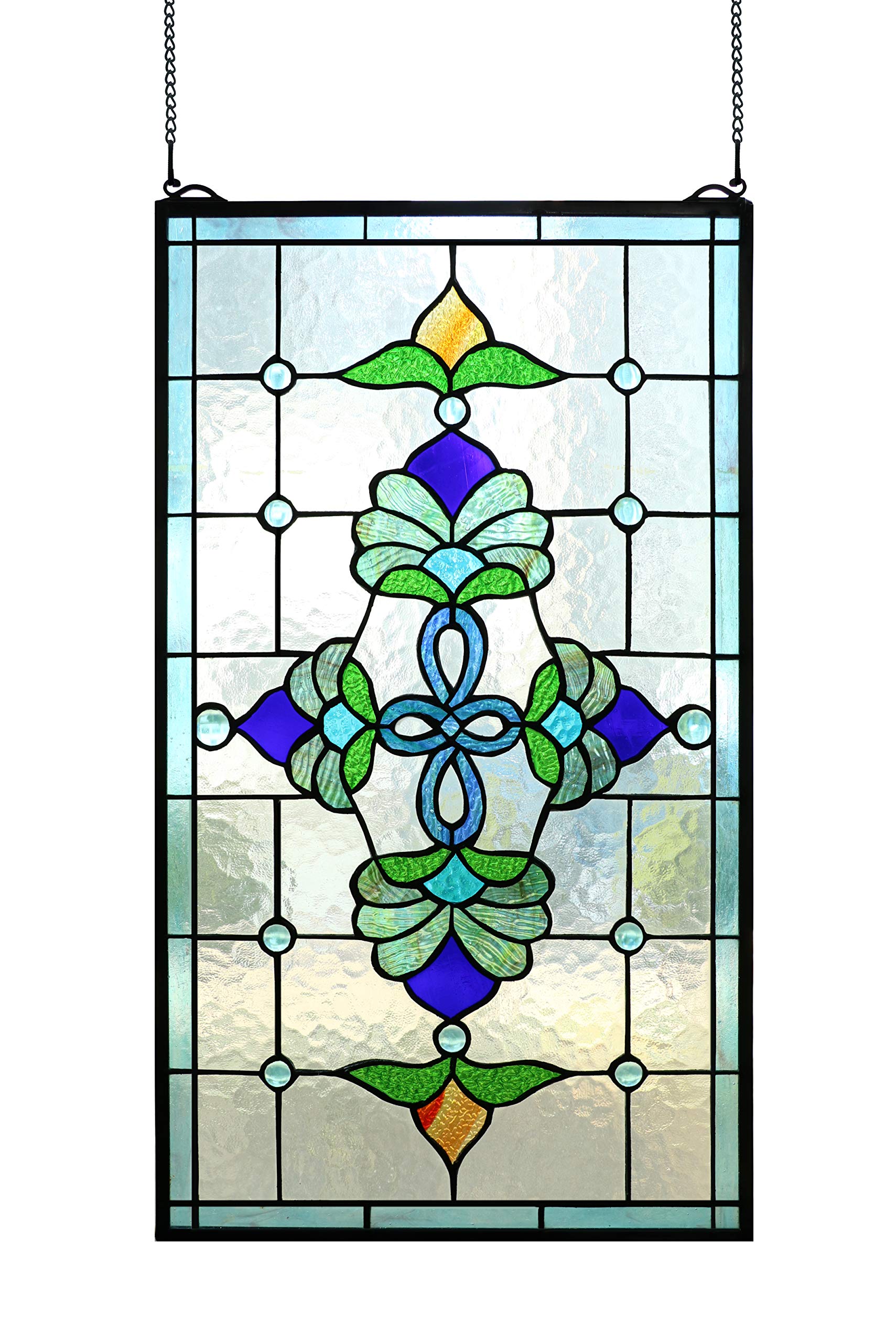 Buy Yogoart Tiffany Style Stained Glass Window Panels 15 Inch Wide By 