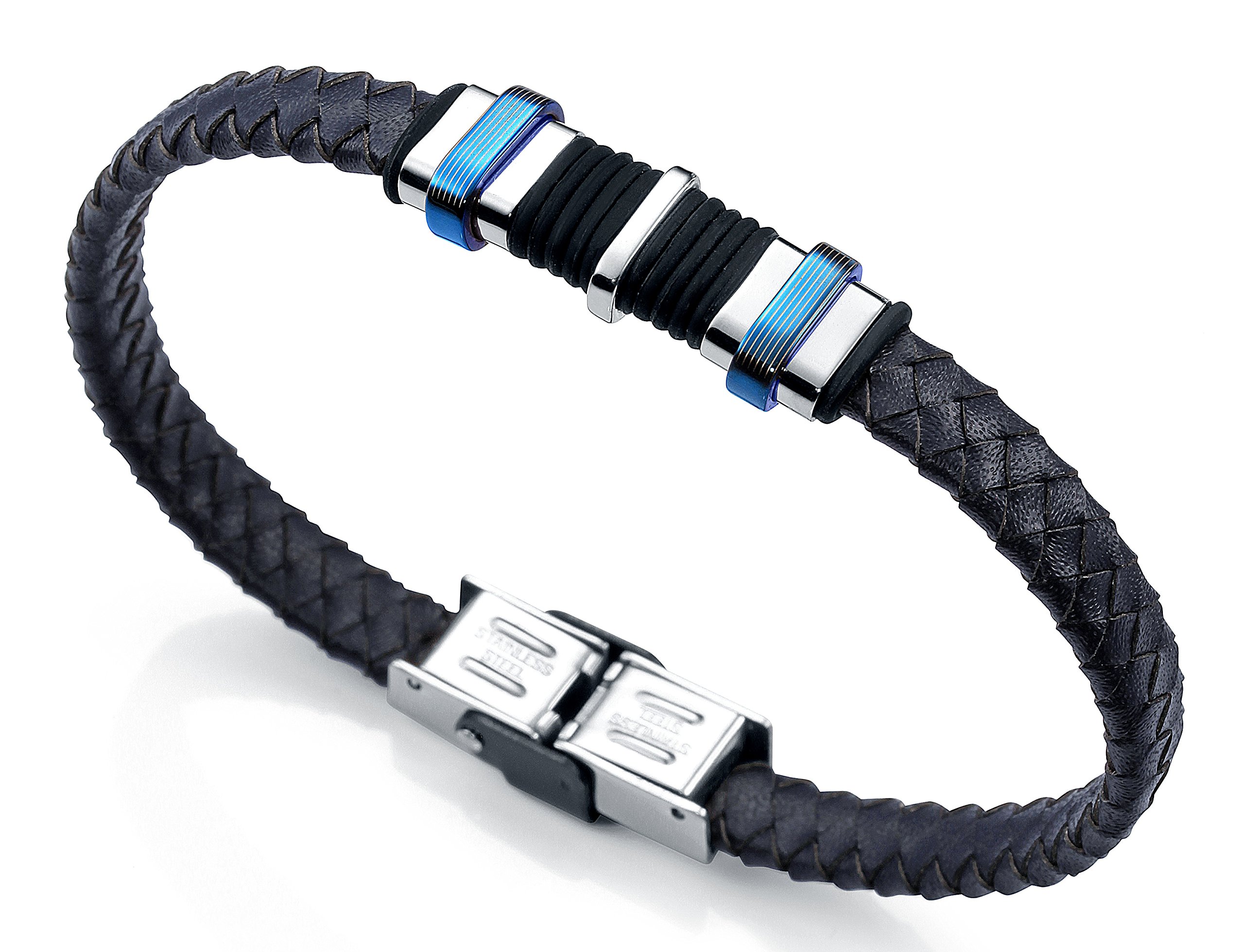 Viceroy Pulsera 6337P09013 Hombre Fashion, 20 5 cm, Acero Inoxidable