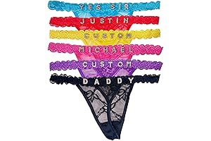 Seductive Personalized Lace Name Thongs