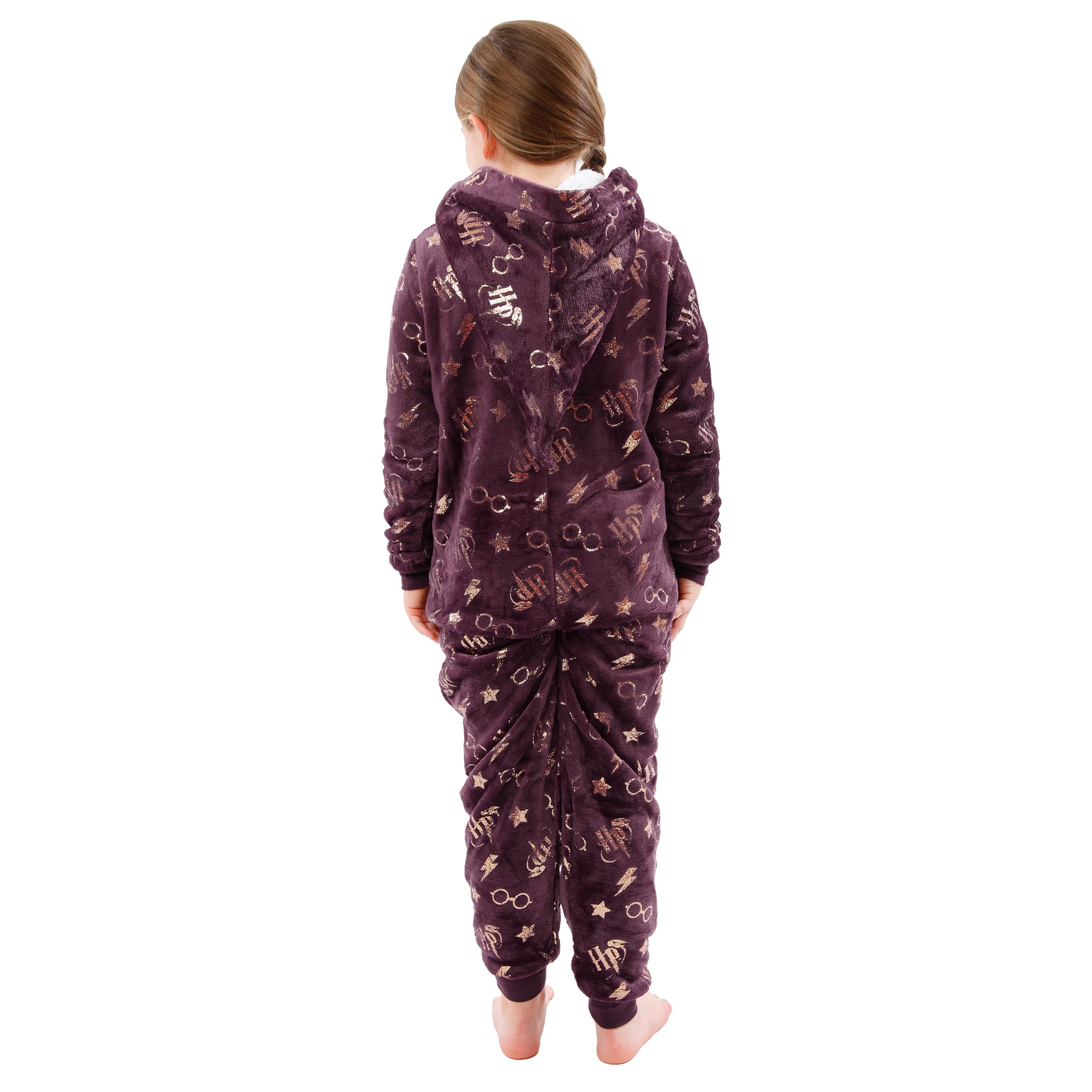 Harry Potter Combinaison pour Filles | Poudlard Filles Onesies | Pyjamas Gryffondor pour Filles | 5 à 13 Ans | Marchandise Officielle