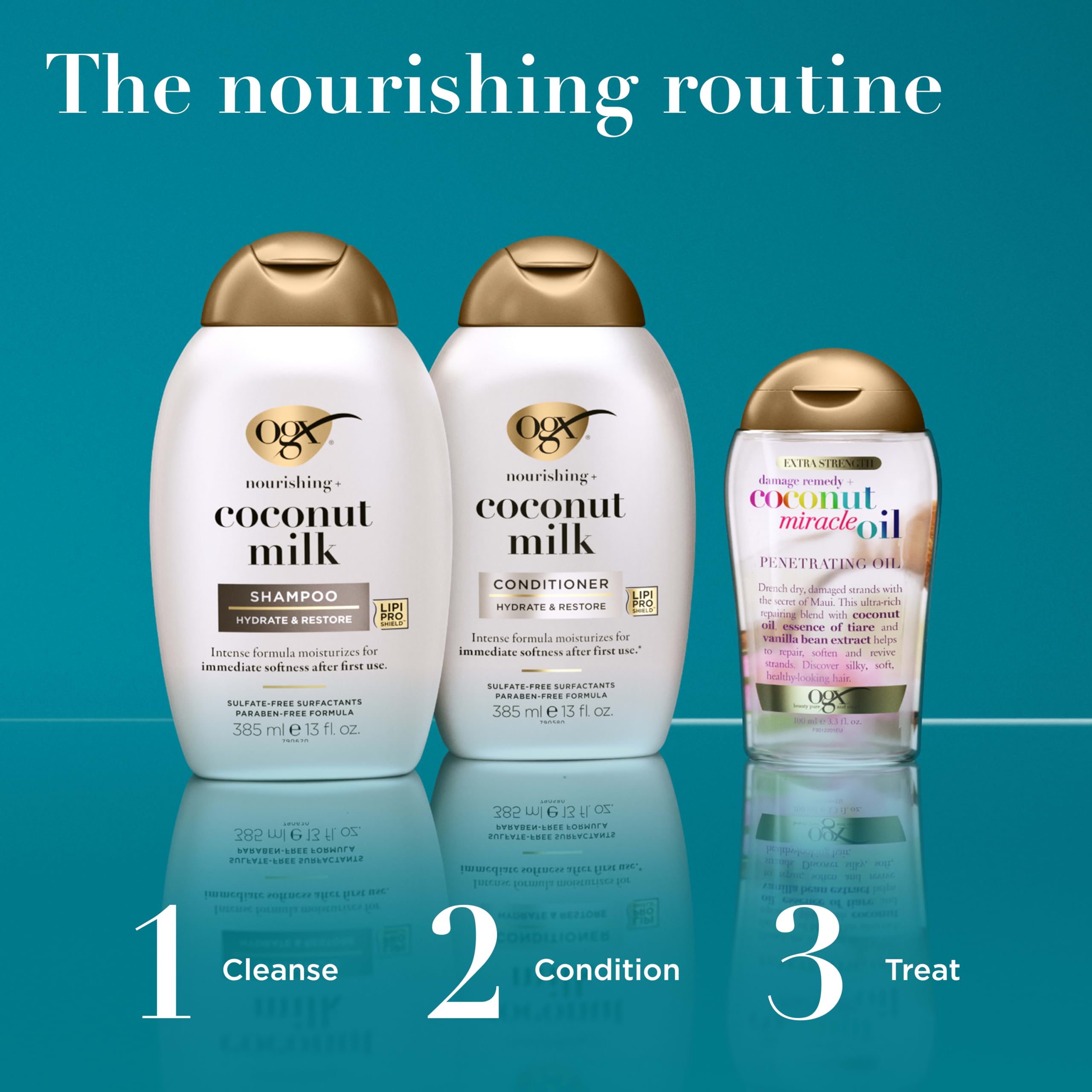 ogx (entreprise) Après-shampoing lait de noix de coco 0,75 L