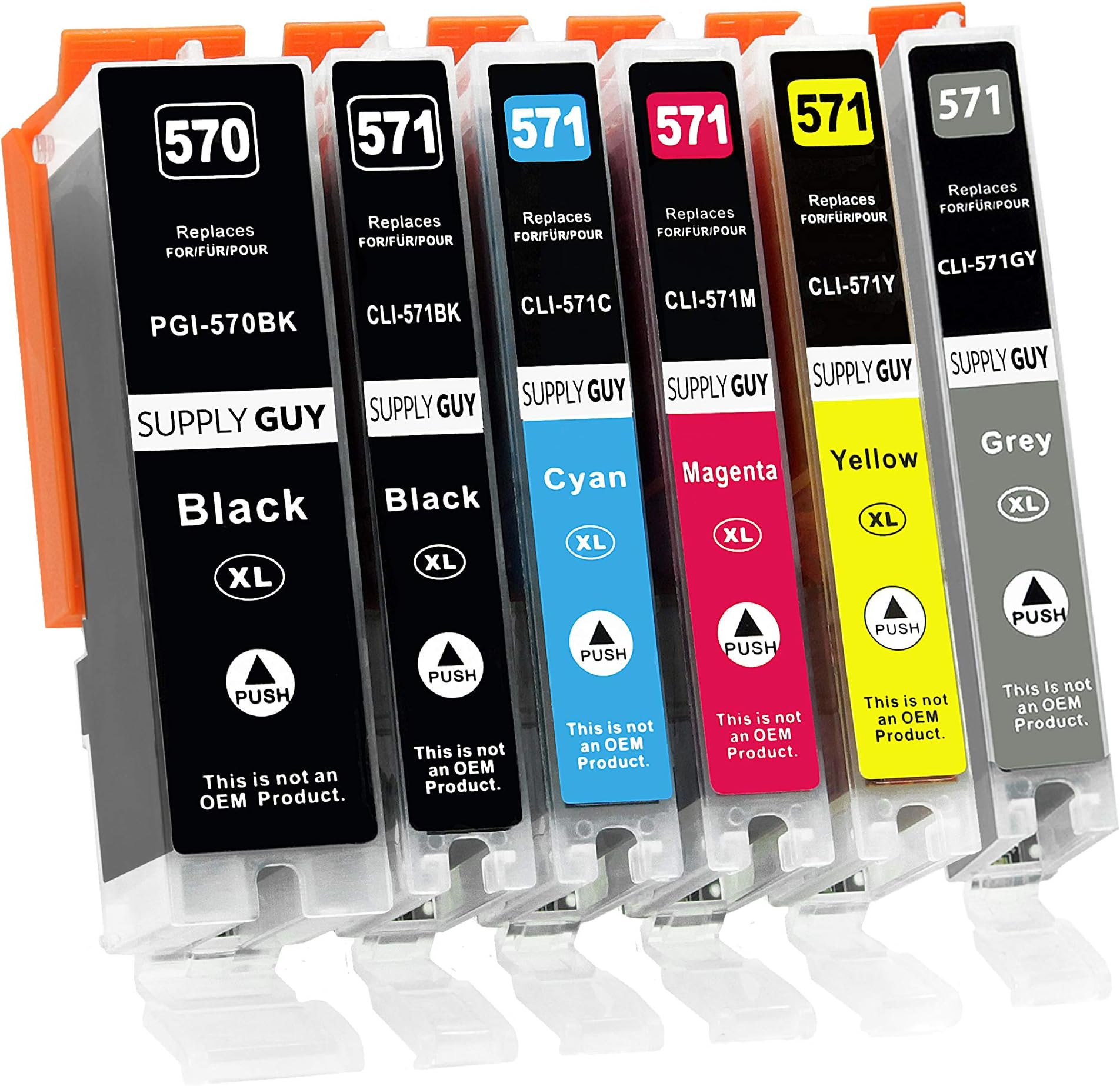 Uniwork 570XL 571XL Cartouches D'encre Remplacer Pour Canon PGI-570 CLI-571 XL Compatible Avec