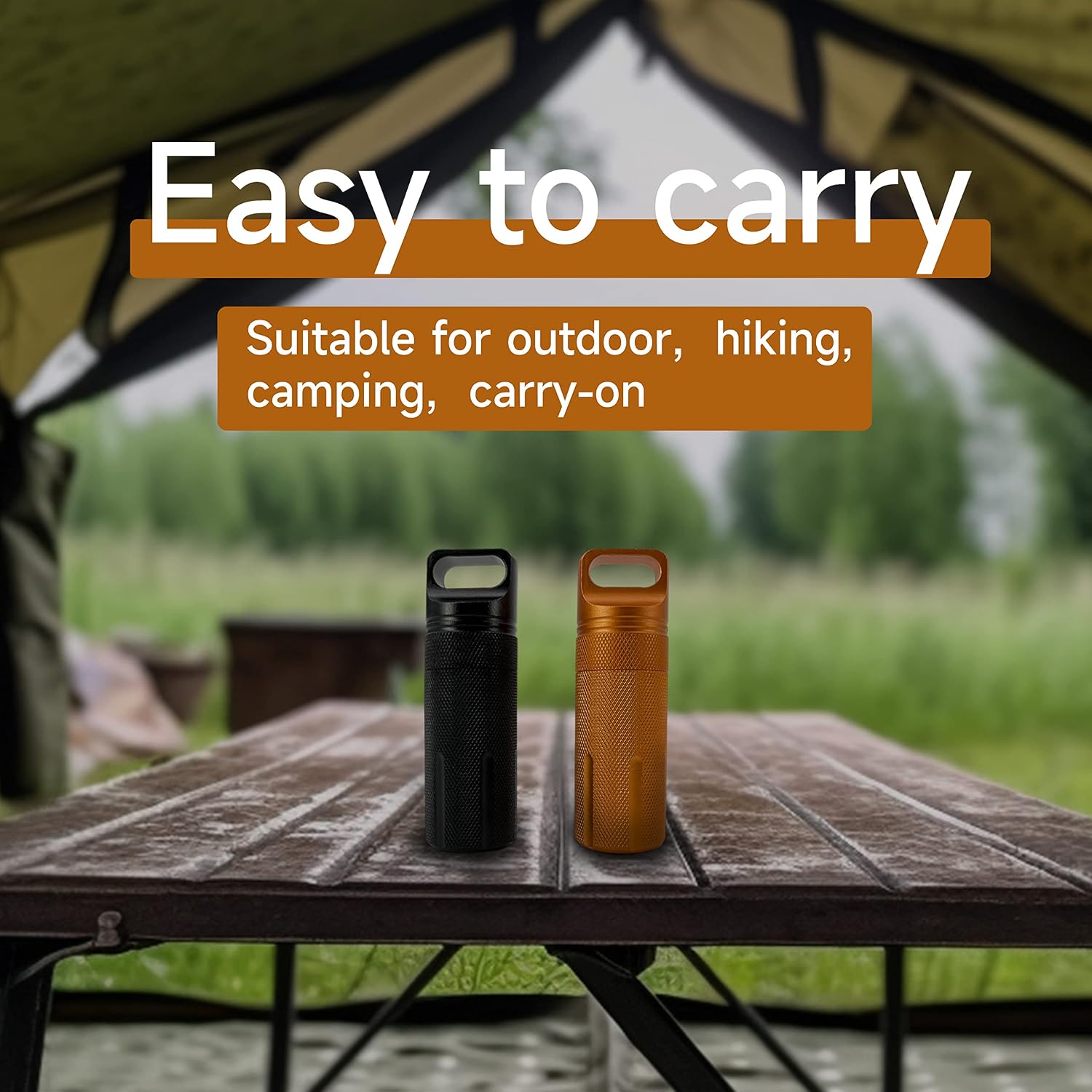 Military Level Waterproof Airtight Life Capsule Match Case Camping Essentials Tool Dry Box Battery Case Outdoor EDC Survival Storage Container