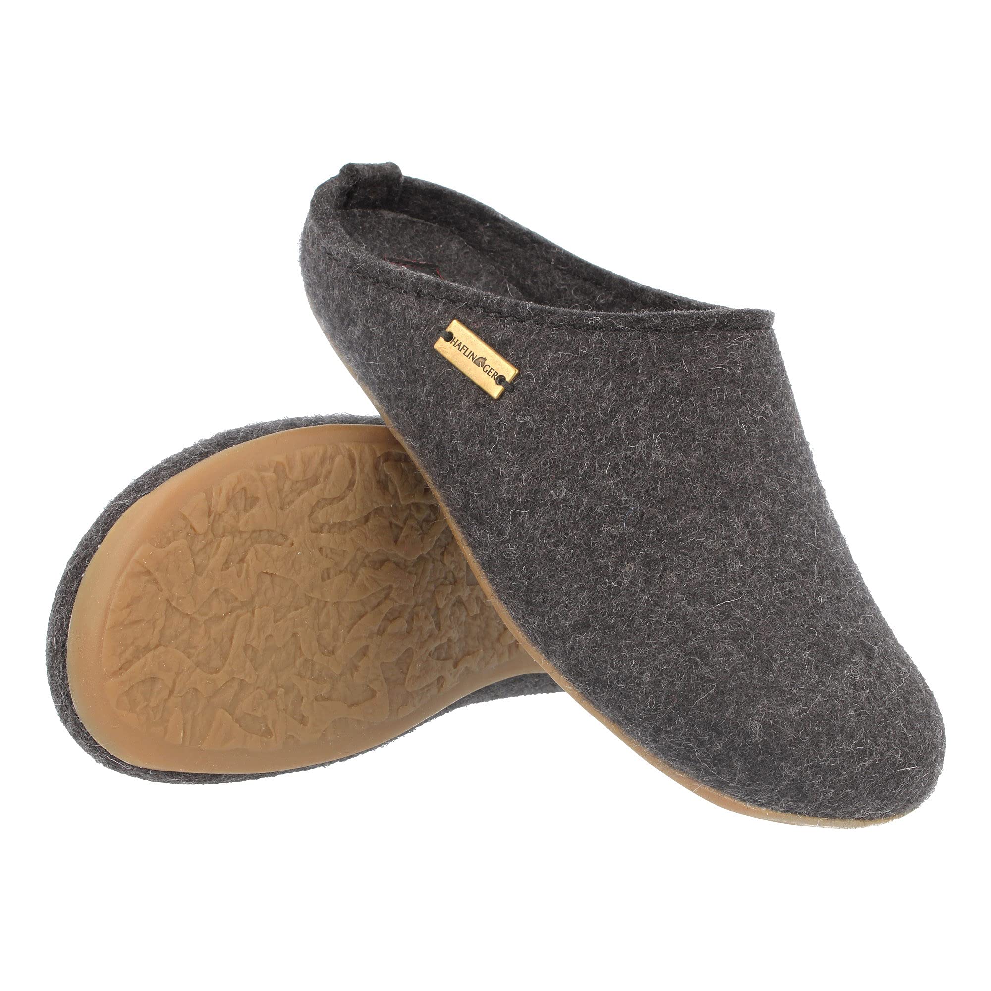 HAFLINGER Everest Fundus Filzpantoffeln im schlichten Design