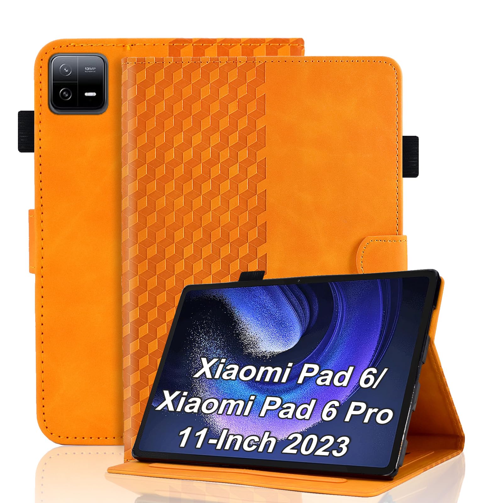 Case for Honor Pad X8a 11 Inch Tablet 2024 Protective Case Premium Leather Folio Smart Case with Auto Sleep/Wake Pen Holder Card Slot for Honor Pad X8a- Dark Green — view 12