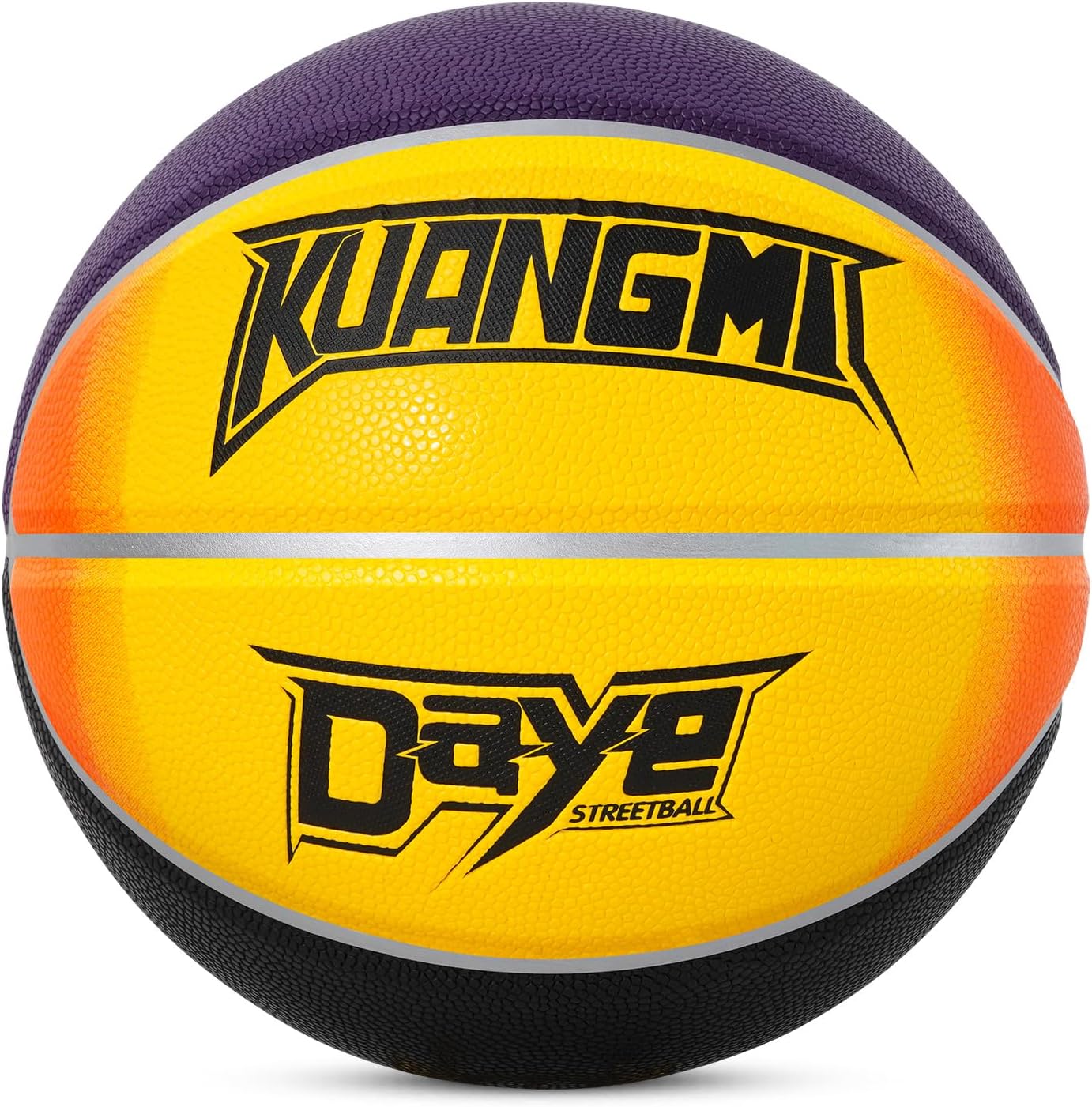 Kuangmi Daye Series Basketball, Size 7 (29.5"), Composite Leather Street Basketball, Outdoor & Indoor Game Ball