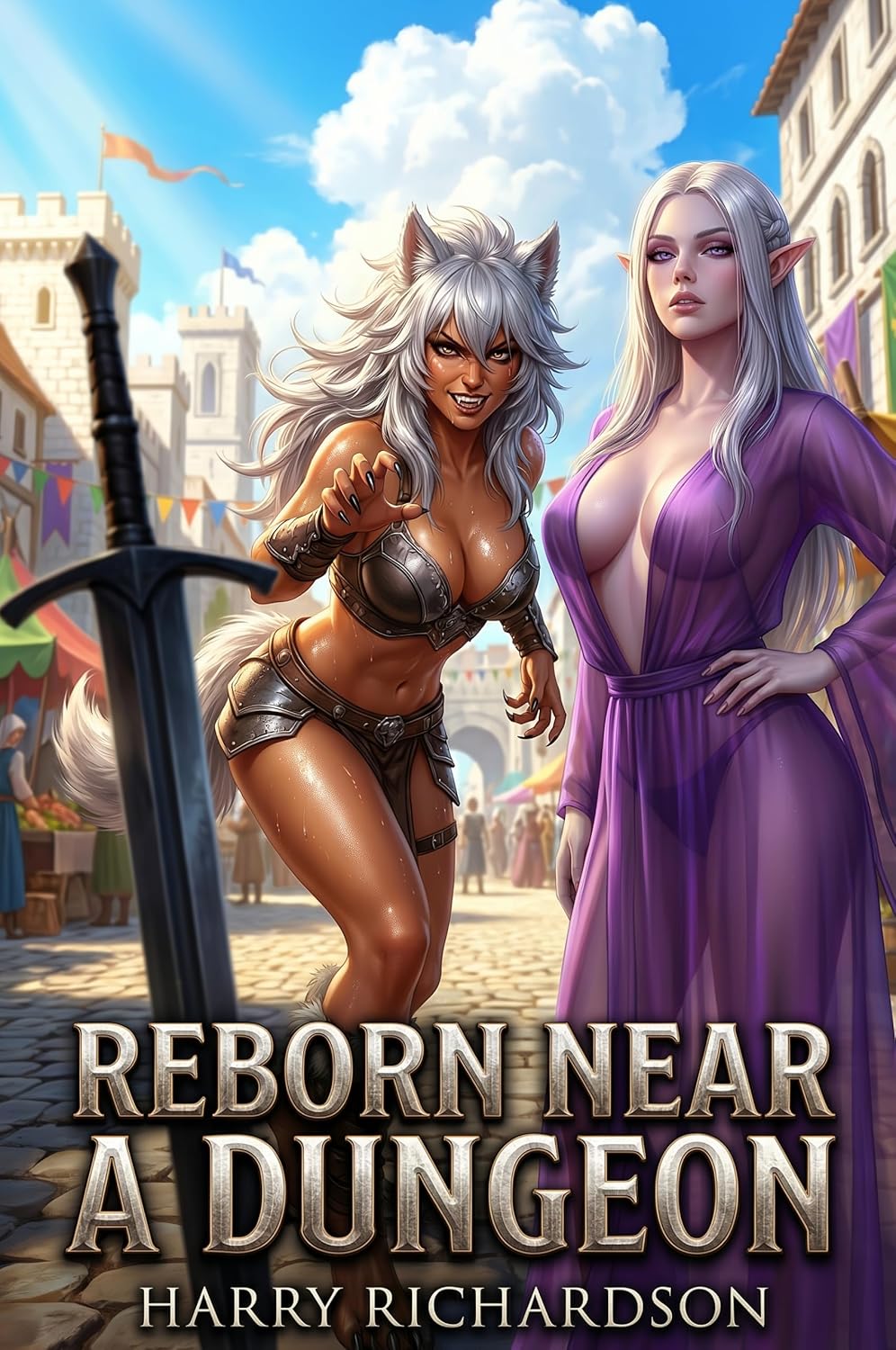 Reborn Near a Dungeon: A Men's Fantasy Adventure      Kindle Edition