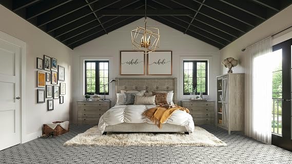 12x12 Marseille Encaustic Pattern Ceramic Tile Floor Wall (1)