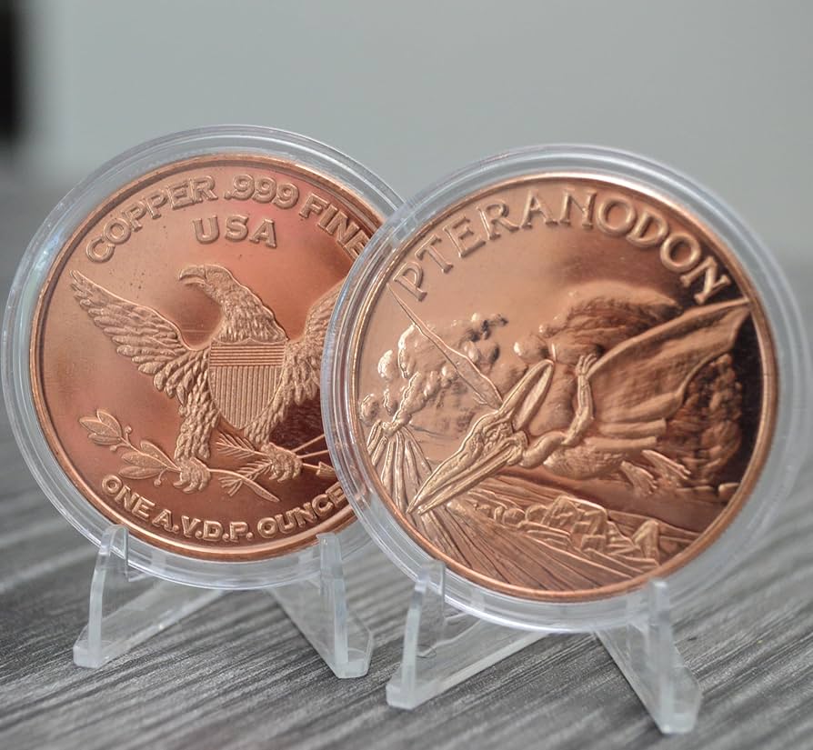 Amazon.com: Prehistoric Pteranodon Dinosaur - 1 oz .999 Pure