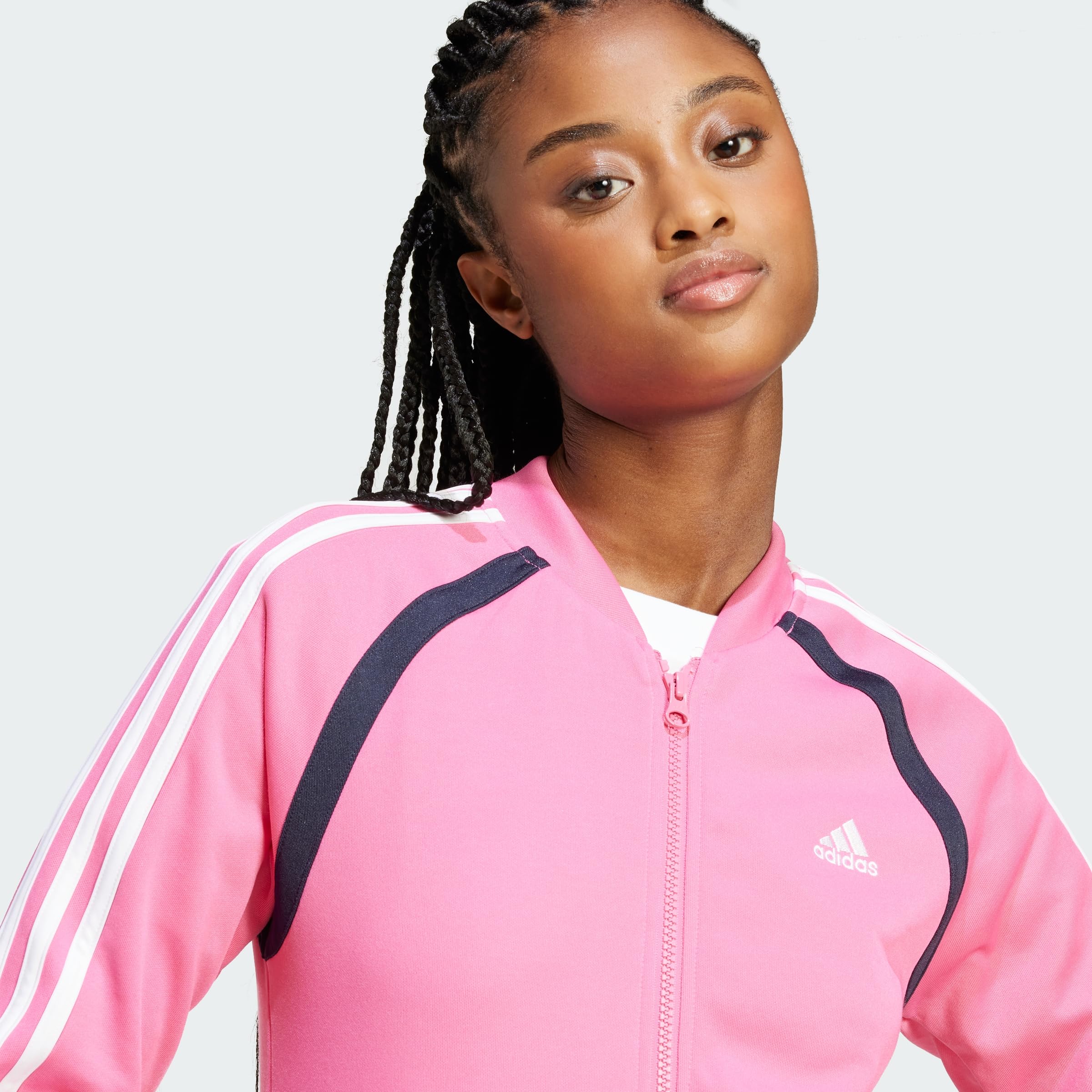adidas Women Teamsport Track Suit Cotton Pink XL