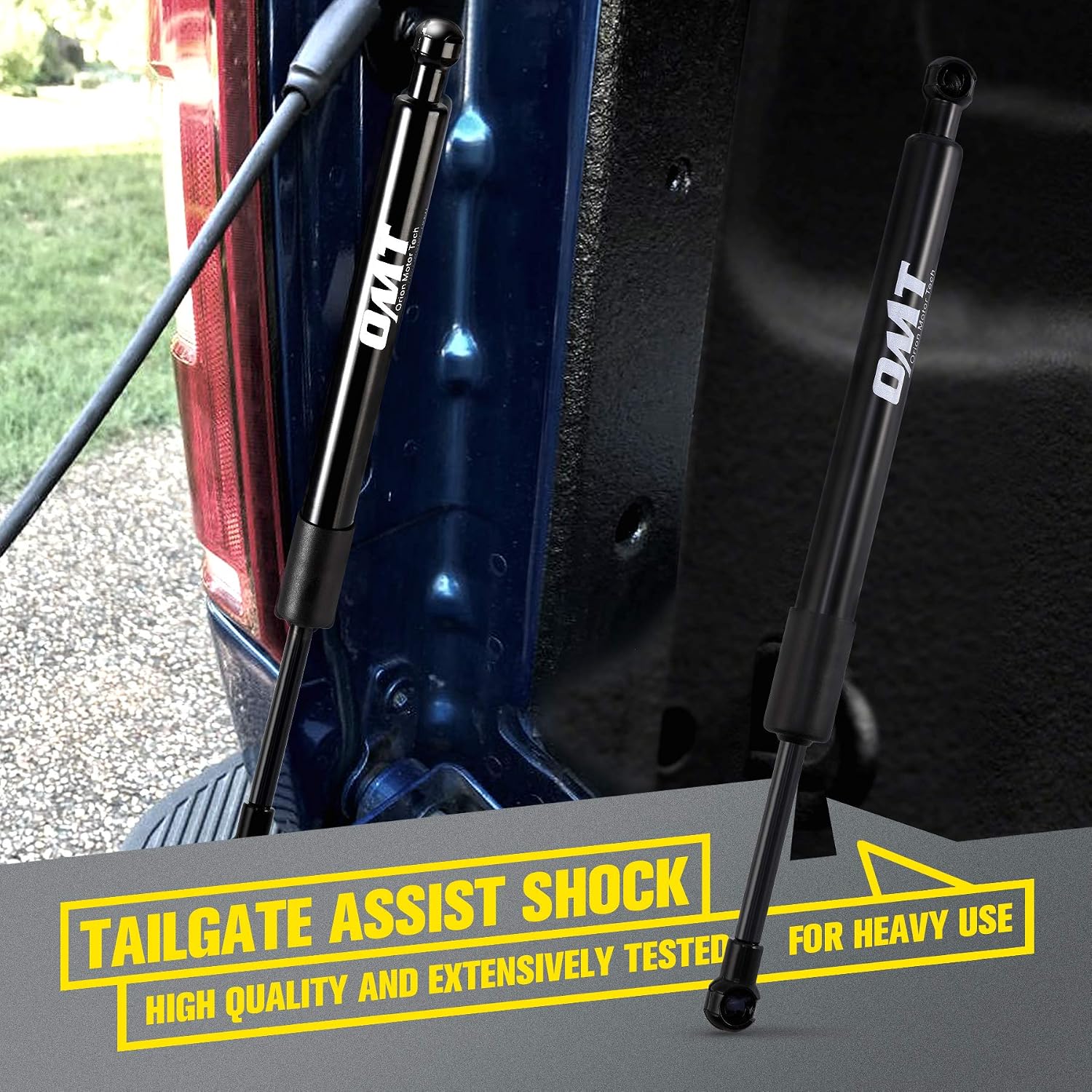 Orion Motor Tech Compatible with 15-23 F150 Tailgate Assist Accessories, Truck Tail Gate Lift Assist Tailgate Shock Compatible with Ford F150 2015 2016 2017 2018 2019 2020 2021 2022 2023