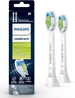 Philips Sonicare DiamondClean Replacement Brush Heads, White, 2 Pack, HX6062/92