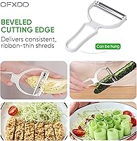 Vista 4 de Cortador de mano de col - Paquete de 2 - Cuchillo de ensalada de col - Trituradora para chucrut