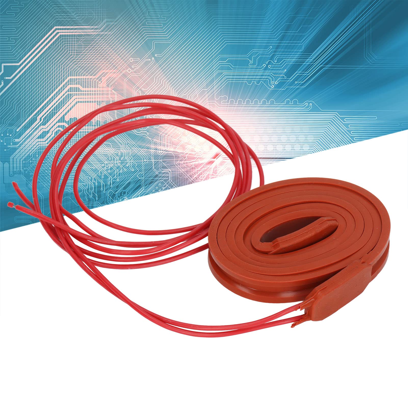 Ölrohr heizungen 80W selbst gesteuerte Heizkabel Wasserdicht Flexible Silikon Heizband Frost Heizleitungen Klimaanlage Kompressor Heizband(DC12V)