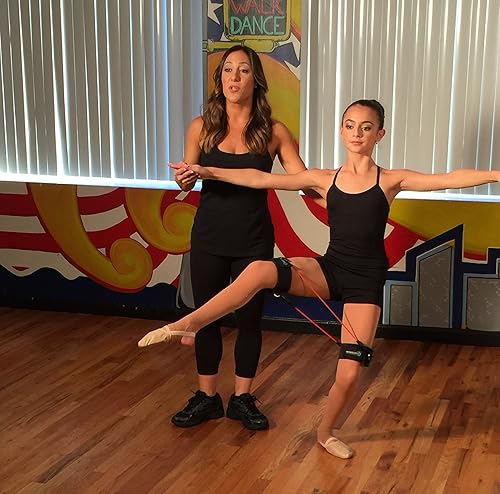 Miniatura 2 de Kit de entrenamiento de bandas de resistencia y correa de flexibilidad para piernas de baile - Acondicionamiento corporal de bailarina de ballet,