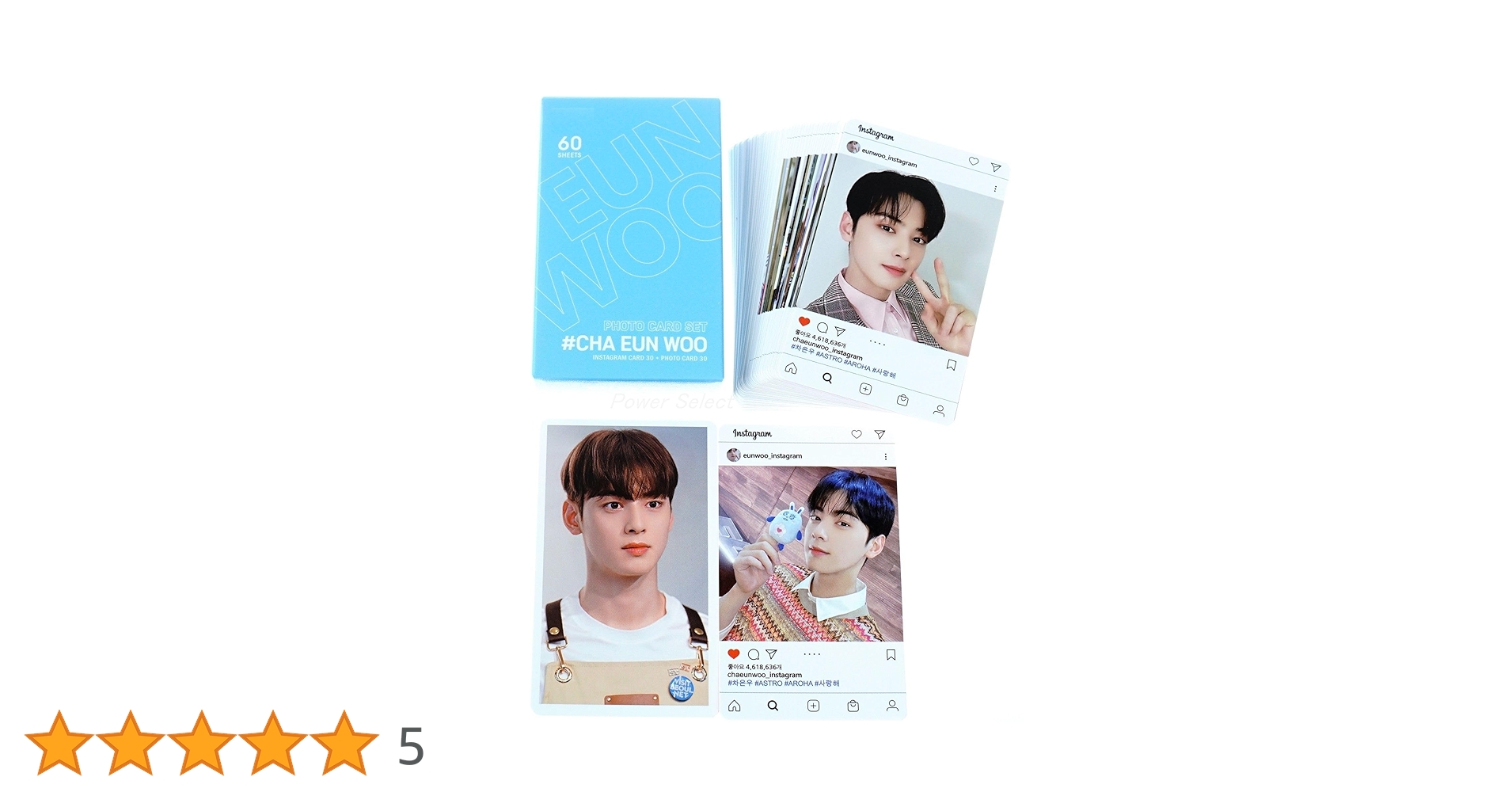 Amazon.co.jp: チャウヌ グッズ スペシャルフォトカードセット 60枚