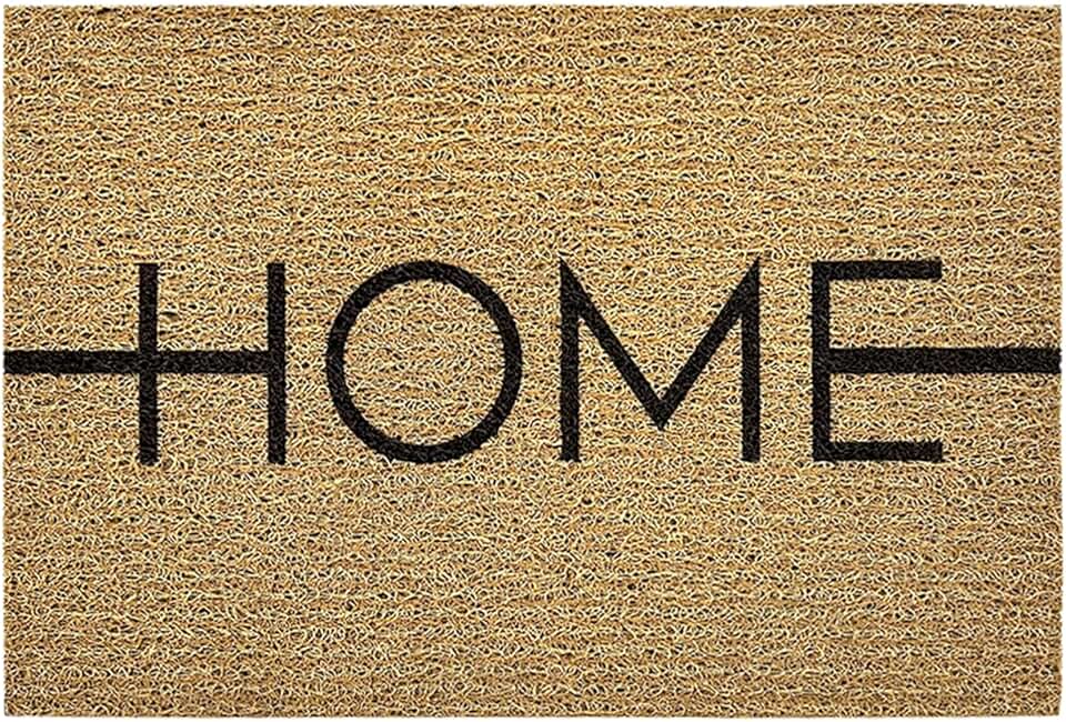 Capacho de Vinil Kapazi Home Bege 40x75cm – Tapete Para Entrada Antiderrapante