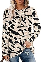 MOLERANI Women's Long Sleeve Round Neck Casual T Shirts Blouses Sweatshirts Tunic Tops for Winter