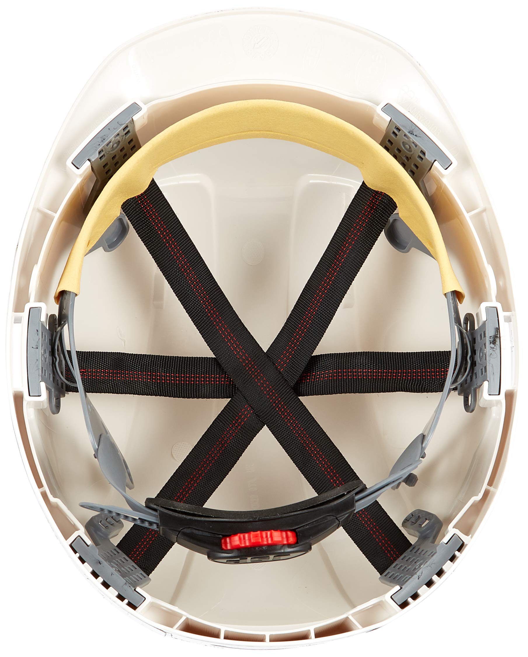 JSP Casque EVOLite® Porte-Card - CR2 Gris - ventilé - crémaillère - Blanc (AJB170-D00-100)