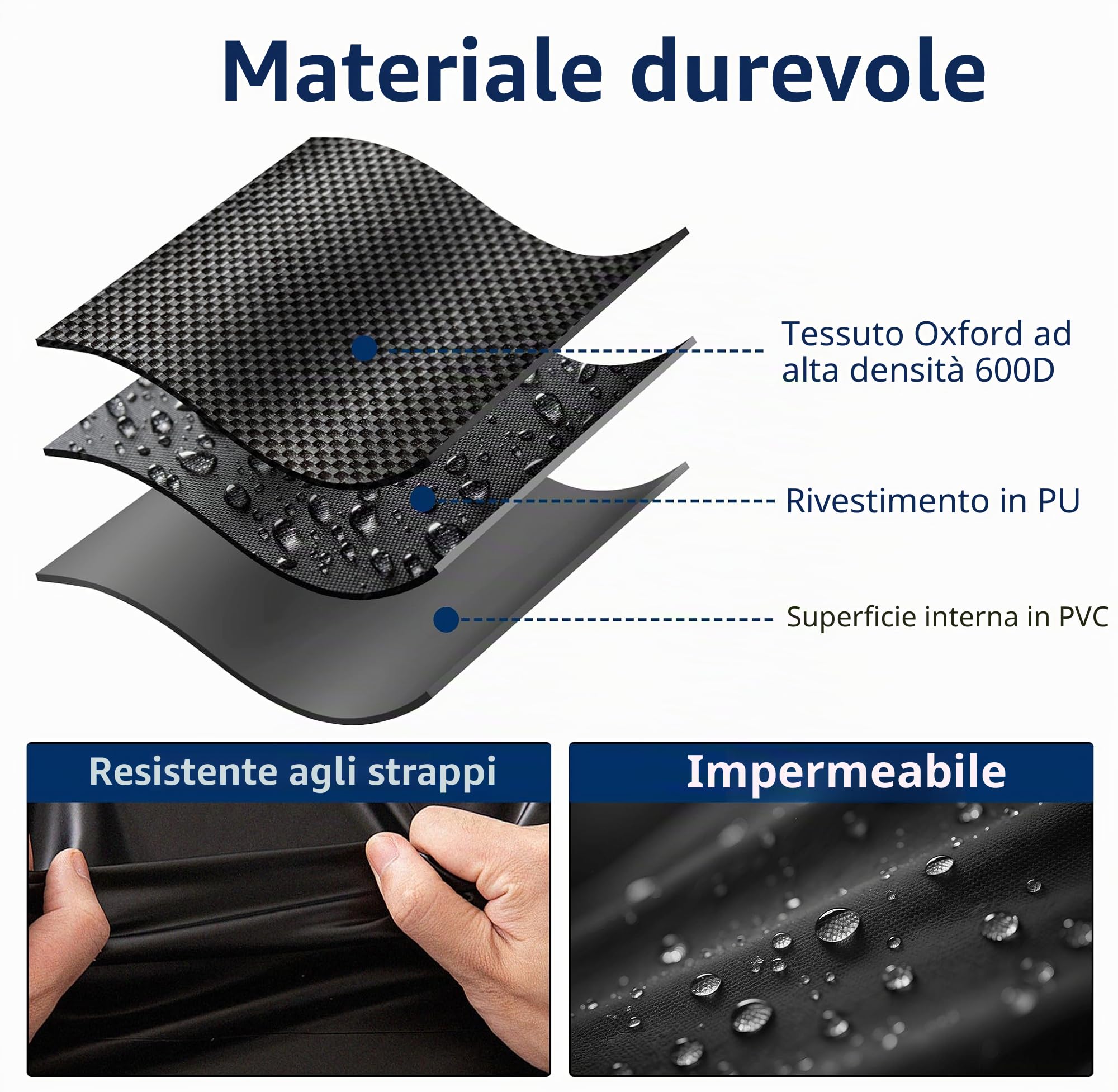 Amagabeli 244cmx122cmx35,6cm Portalegna da esterno da con coperchio Set combinato Legnaia da esterno impermeabile per camino Portalegna da ardere Accessori per attrezzi impilatori di legno Nero